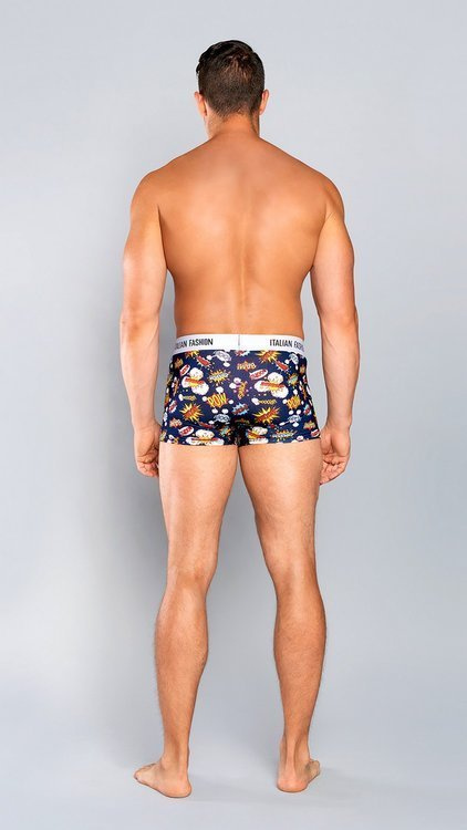 Boom Bokserki męskie Italian Fashion - granat