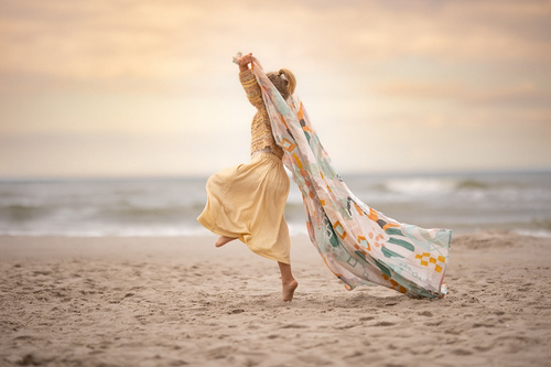 Otulacz 100% Bamboo Pastel Gelato Makaszka