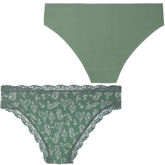 BCL1900-003/2 Figi Damskie 2-pak Moraj - mix kolor