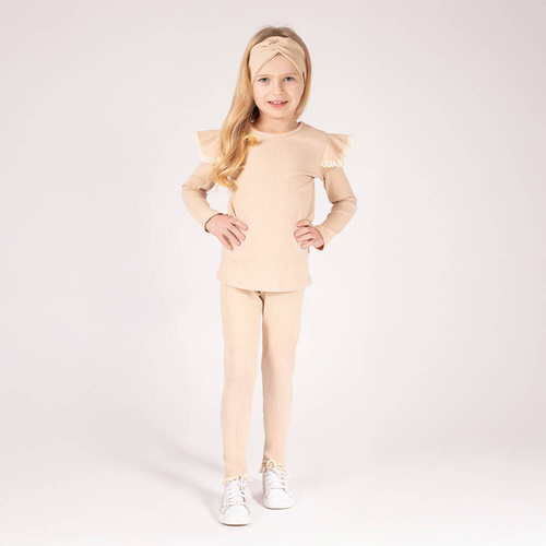 212140 Bluzka z długim rękawem "Tola" Nicol - beżowy