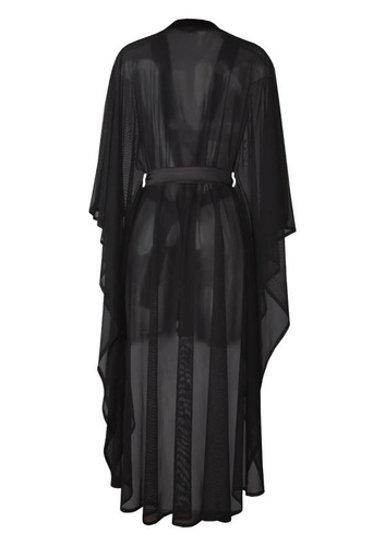 London Tiulowa Podomka damska pareo DKaren - czarny 