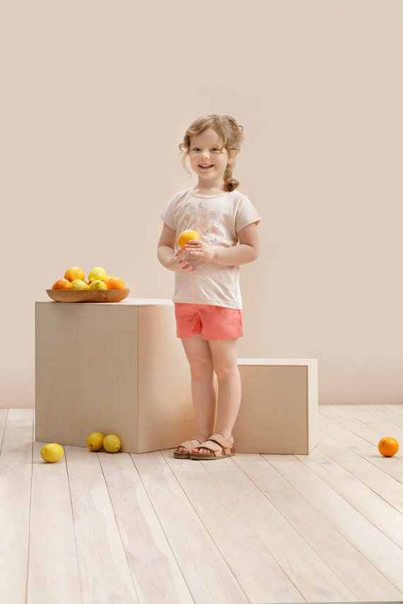 Summer Garden Bluzka z nadrukiem, krótki rękaw Pinokio - beżowy