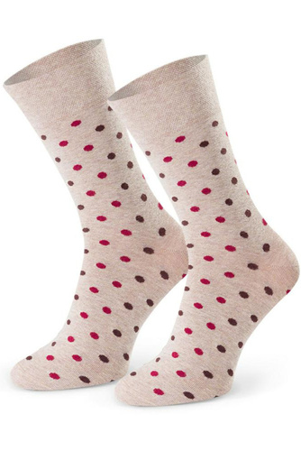 Skarpety męskie Steven Suitline art.056 beżowy 262– elegancki wzór, komfort na co dzień