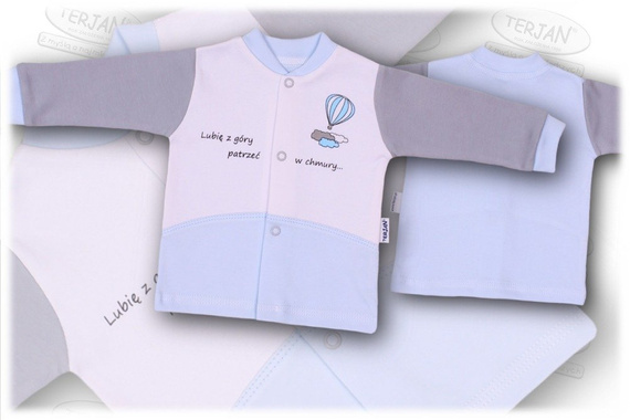 Kaftanik  "BALONIK" różowy Terjan