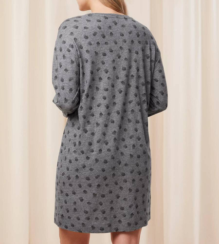 Endless Comfort NDK LSL Koszula nocna Triumph - dark grey melange