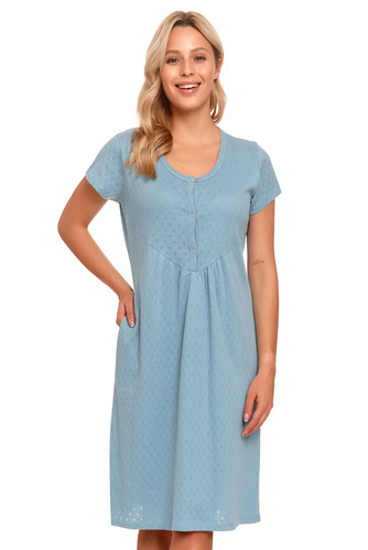 4444 Koszula Nocna do karmienia Doctor Nap - satin blue