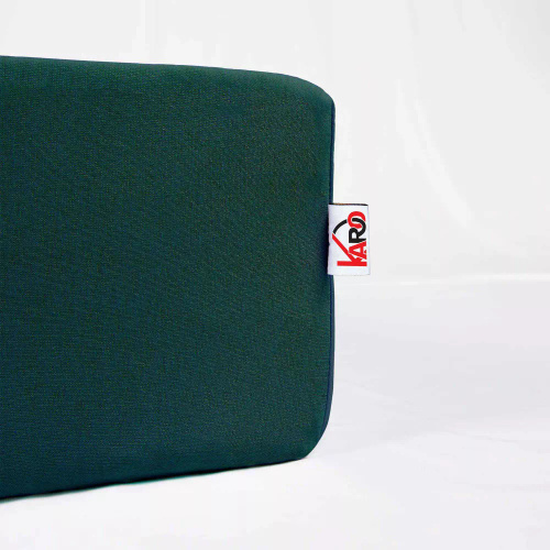 Constance prześcieradło jersey z gumką KARO - zielony butelkowy 036