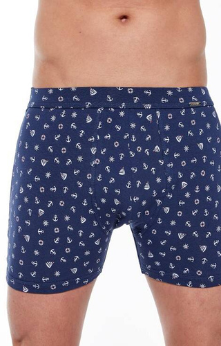 904/112 Prime Bokserki męskie Cornette - granatowy