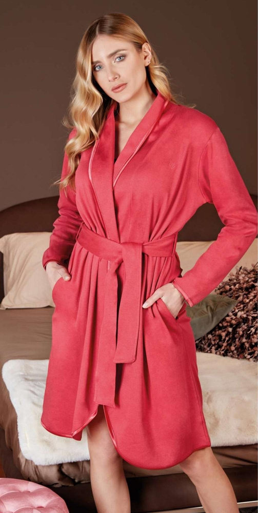 PV38096 Szlafrok damski Nottingham raspberry 