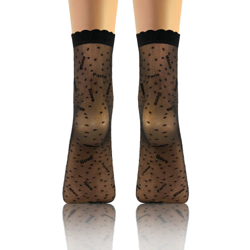 Skarpetki damskie Sesto Senso wzór 09 Milano/Paris