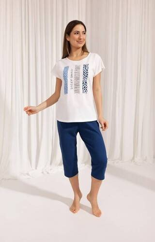 701  Piżama damska Regina - granatowa