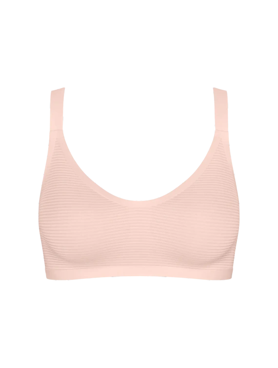 Sloggi ZERO Feel Air bralette bezszwowy – lekki, oddychający cherry pink