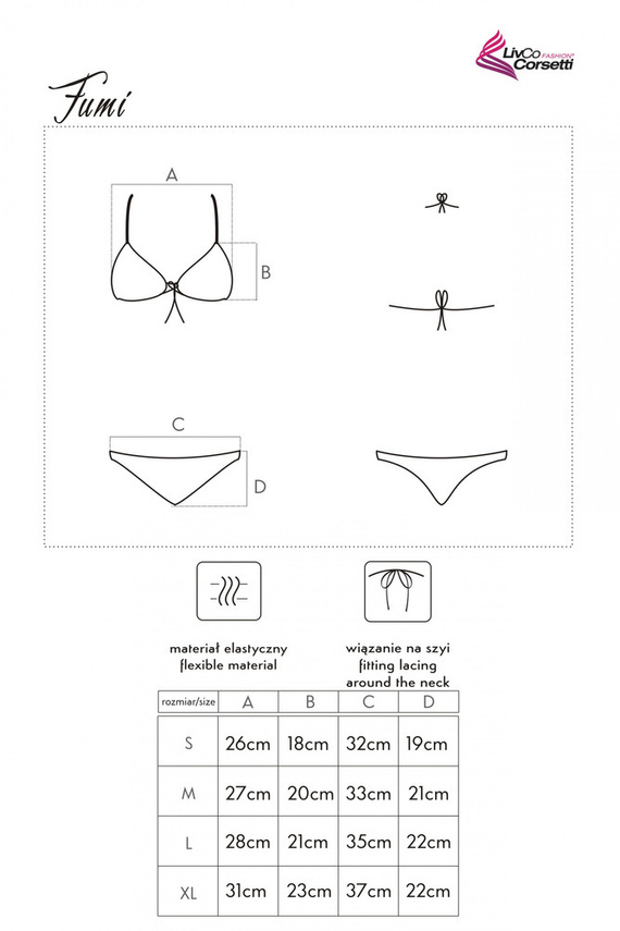 Sol LC 19065 Strój Kąpielowy LivCo Corsetti