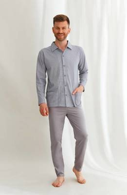 2635, 2636, 2637 Richard Piżama męska Taro - szary
