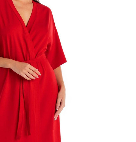 2902 Maddalena Szlafrok damski Teyli - czerwony