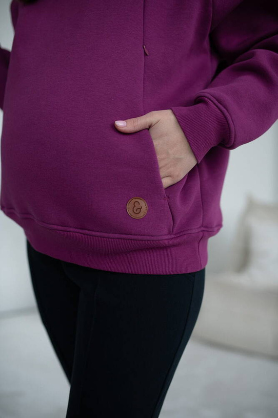 Motherhood bluza do karmienia Milk&Love oversize fioletowy