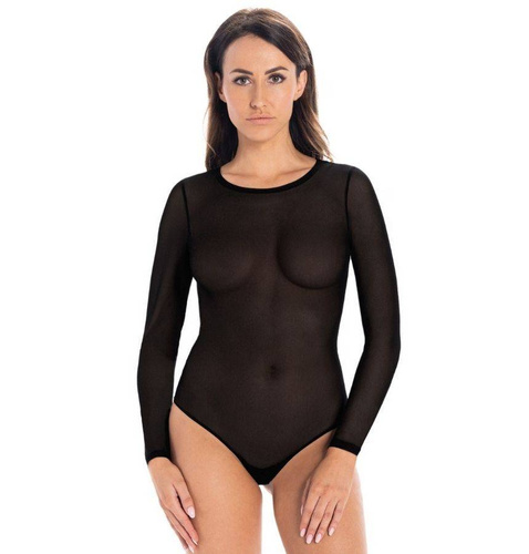 2422 Sophie Siateczkowe body damskie Teyli - czarny