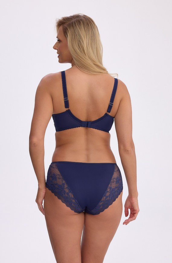 Gaia BS 1375 Martina Biustonosz Semi Soft Granatowy Koronkowy na Fiszbinach