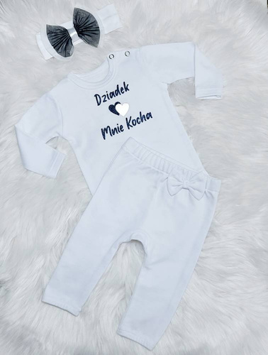 Tosia Spodnie niemowlęce Bambarillo biały