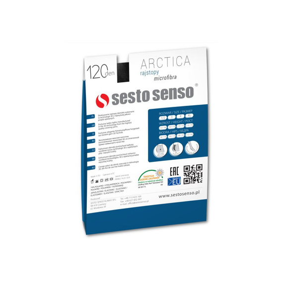 Arctica Rajstopy kryjące 120 den Sesto Senso- grafitowy