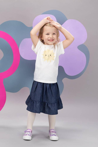 Romantic Spódniczka na gumce Pinokio - jeans