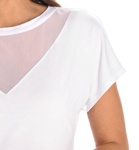 219201 Cora Bluzka damska bambusowa Teyli - biały