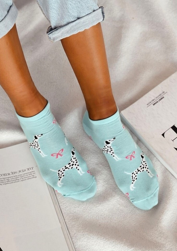 1146-078 Dalmatyńczyk Stopki Milena -niebieski