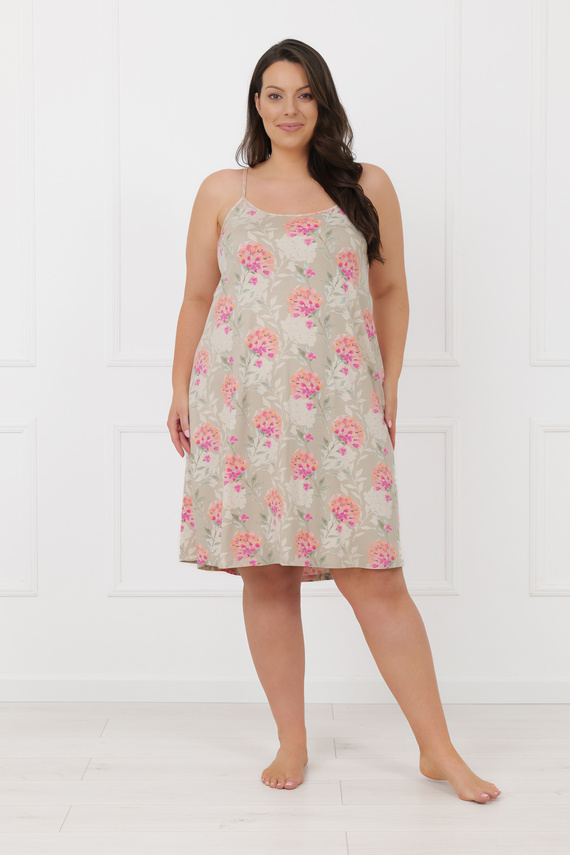 Koszula nocna Harmonia Italian Fashion cienkie ramiączka wiskoza