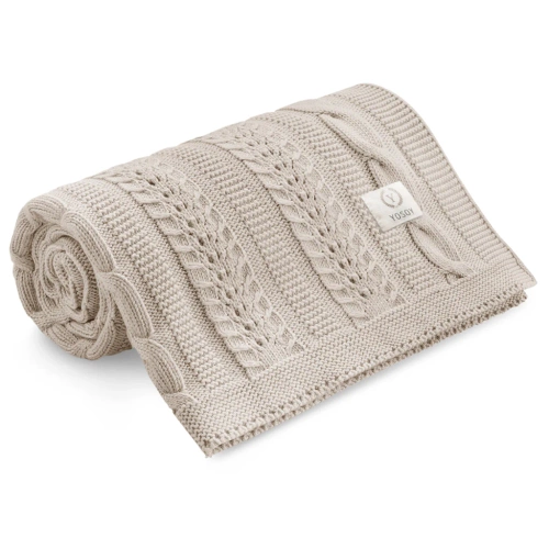 Dreamy Koc bambusowy Yosoy sunny beige – miękki, oddychający, bezpieczny dla dziecka