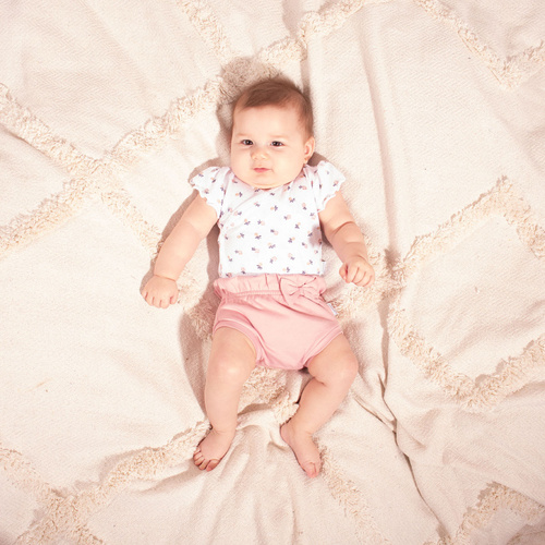 Bloomersy niemowlęce Nicol 220087 2-pak bawełna Oeko-Tex róż kwiatki