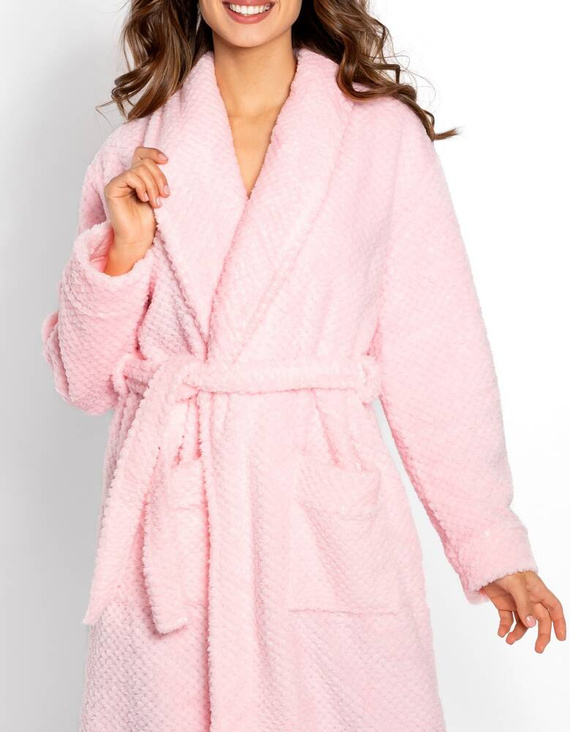 Rosie Long Szlafrok damski Momenti Per Me pink