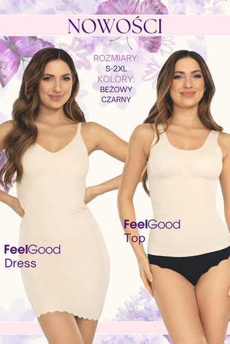 Feel Good Dress Halka modelująca Mitex - beżowy 