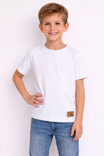 T-shirt Chłopięcy Lagarto Verde KAR-2039 Bawełniany Krótki Rękaw