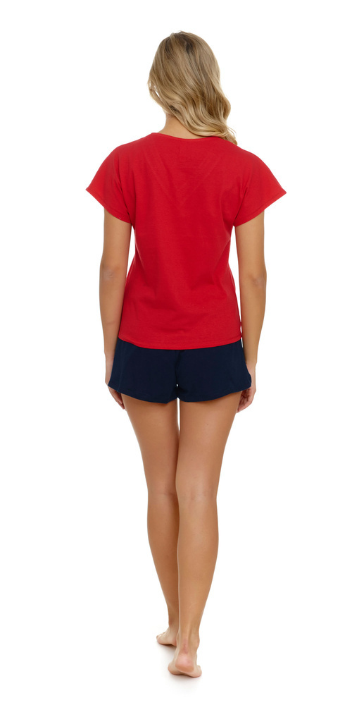 5117 Piżama Damska Doctor Nap - red