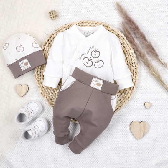 ABN-5304/CZE Happy Apples Spodnie dresowe z bawełny organicznej Nini 