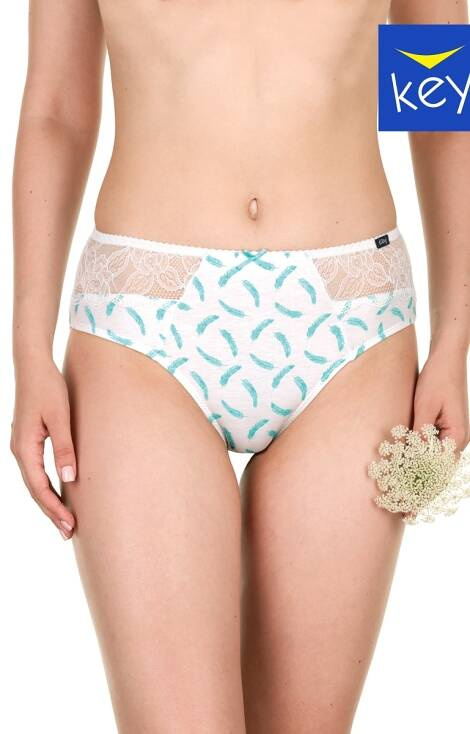 LPC 971 A22 Figi damskie Key miętowy-biały