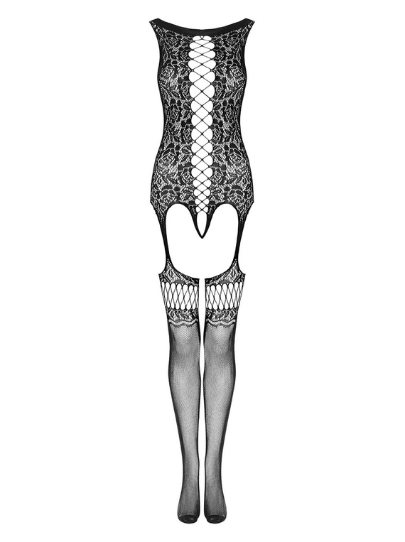 F236  Bodystocking Obsessive - czarny
