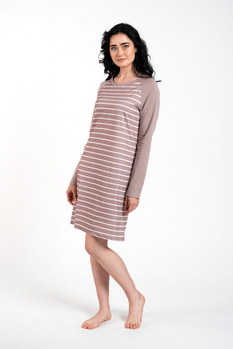 Oda koszula nocna Italian Fashion - druk cappuccino