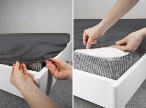 Poly prześcieradło z mikrofibry Detexpol grafitowy