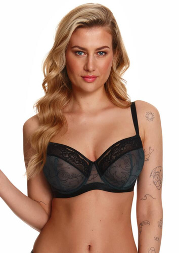 2413 Biustonosz miękki  Lupoline- zielony