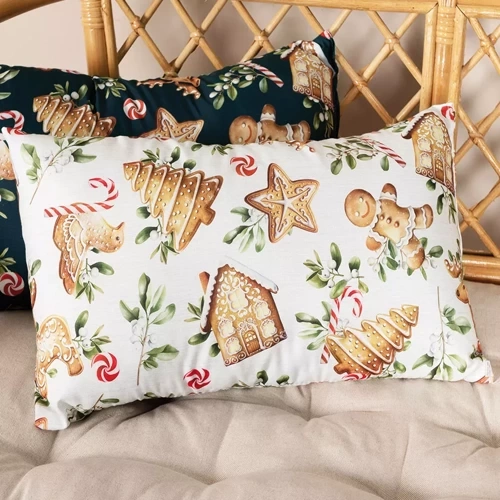 TBN016 Pierniki Poduszka świąteczna Markizeta biały