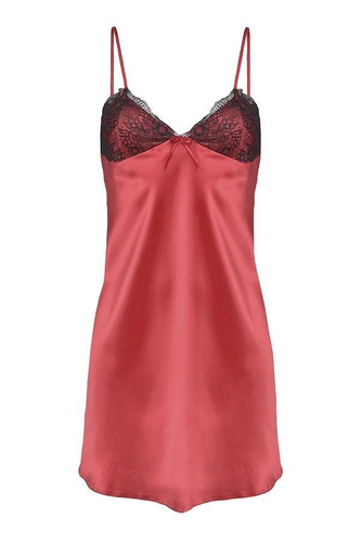 Agnes Halka satynowa koszulka damska DKaren - Puder