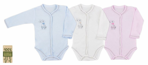 Body rozpinane MISIO I KRÓLICZEK Koala różowe