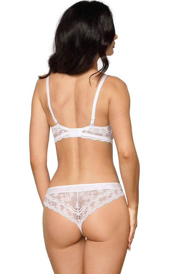 Lagerta Biustonosz push-up Róża biały 