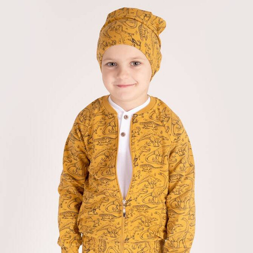 200060 Tirex Czapeczka dziecięca Nicol - musztardowy