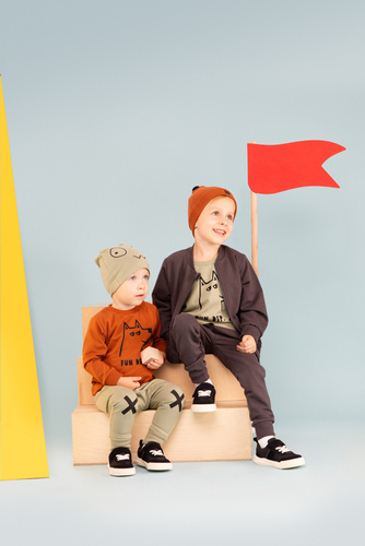 Olivier Bluzka chłopięca z długim rękawem Pinokio - brąz