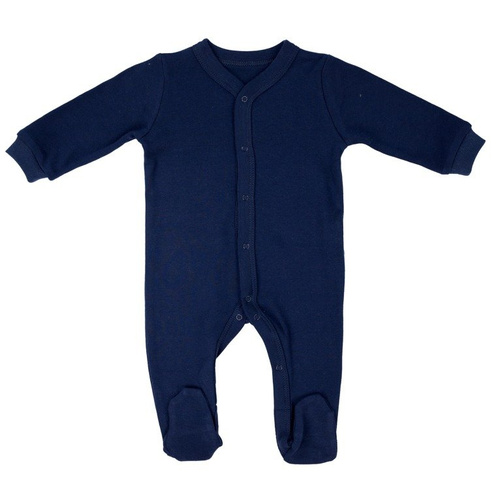 142 (013 17) Pajacyk bawełniany "Basic" Nicol - granatowy