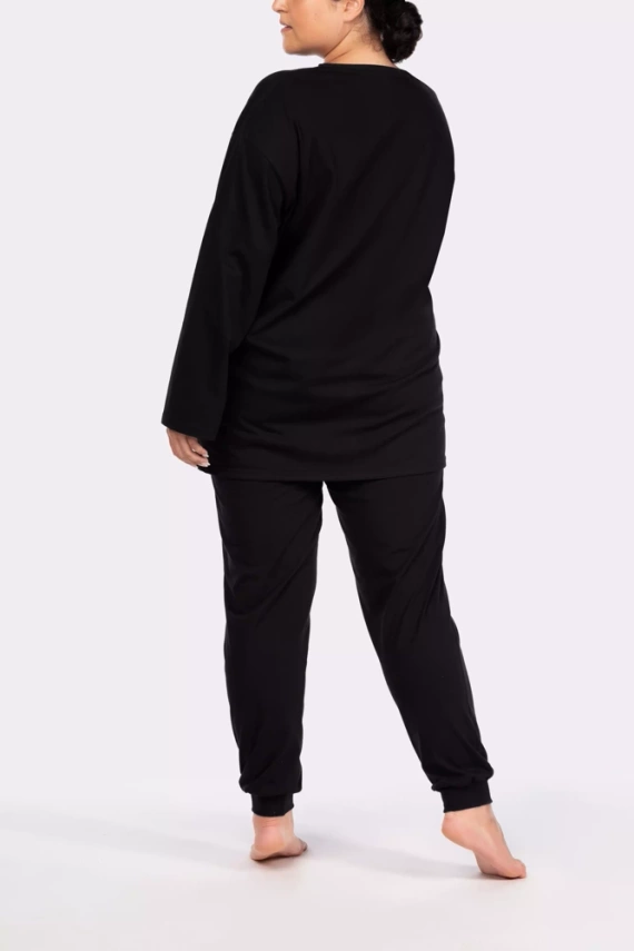 Homie longsleeve Piżama damska Mona black