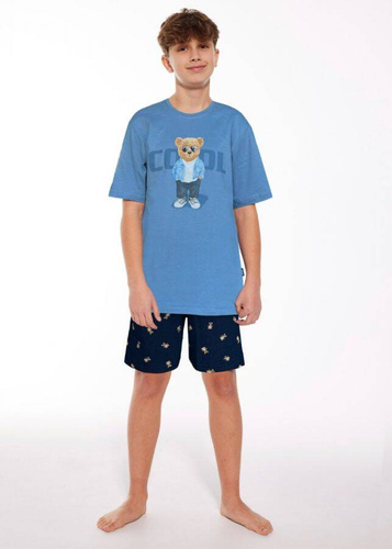 789/119 790/119 Cool Piżama chłopięca Cornette niebieski 