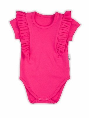 169034 Body z krótkim rękawem "Mix" Nicol - różowy